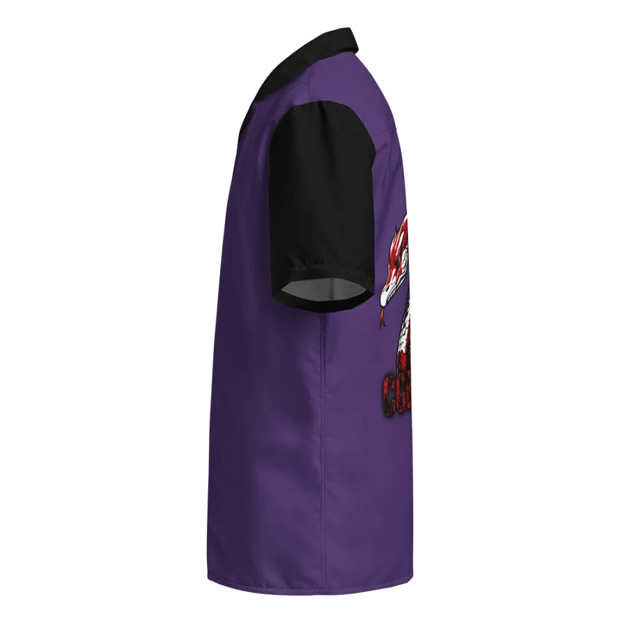 NEW! CoBruhs Purple/Black Bowling Shirt product image (3)
