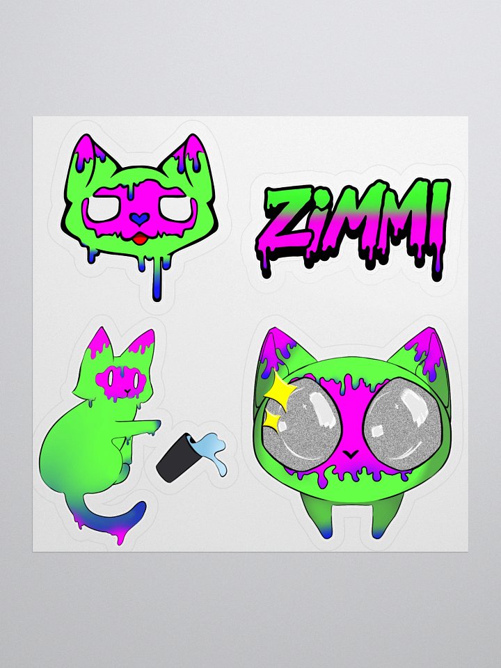Zimmi Sticker Pack (4-Pack) product image (1)