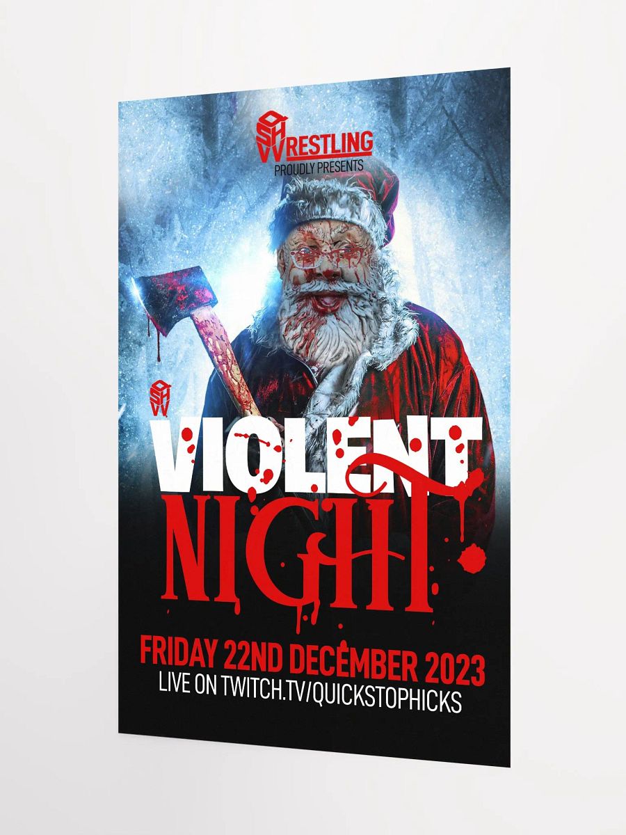 QSHW VIOLENT NIGHT COMMEMORATIVE POSTER product image (3)