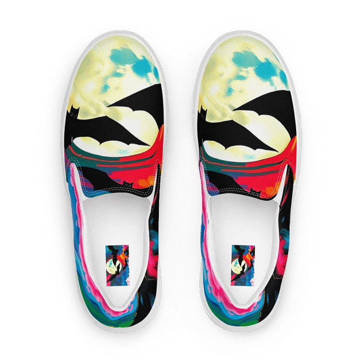 Lunar Dreams Women's Slip-On Canvas Shoes product image (1)