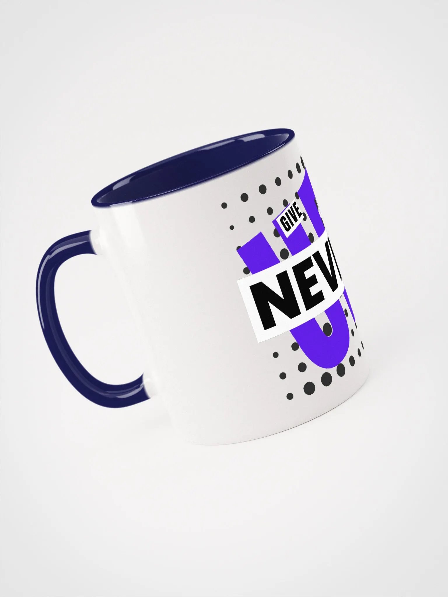 Never Give up mug product image (3)