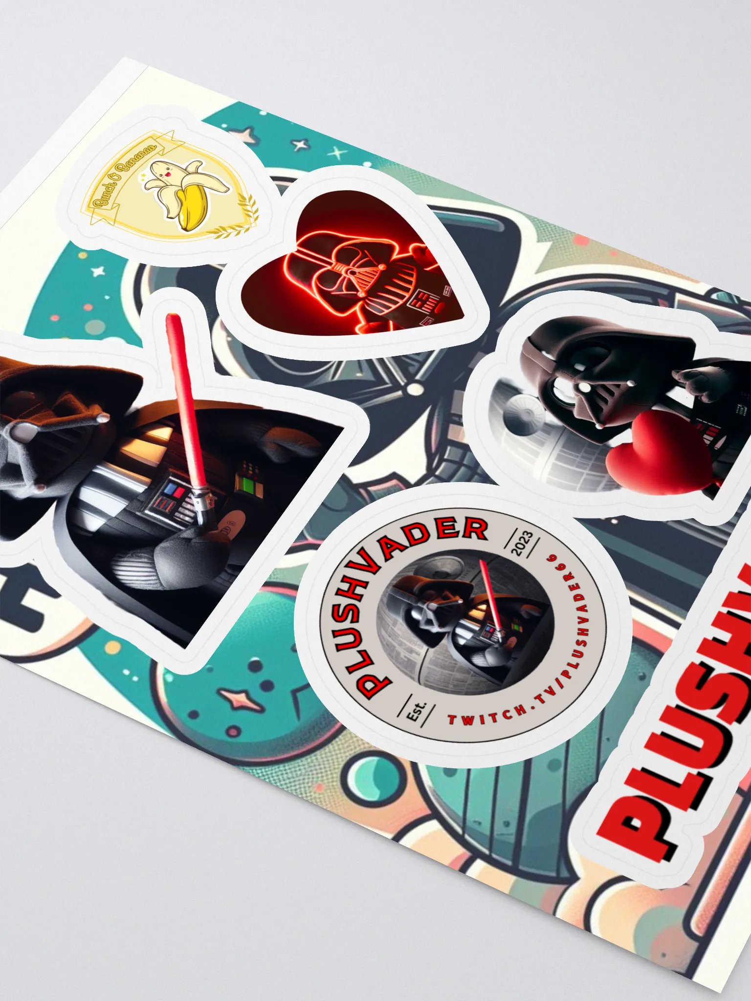 PlushVader stickers product image (2)