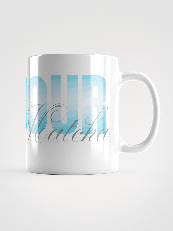 Mug Blanc Bonjour Mon Matcha - Cadeau Mug Message Positif product image (1)