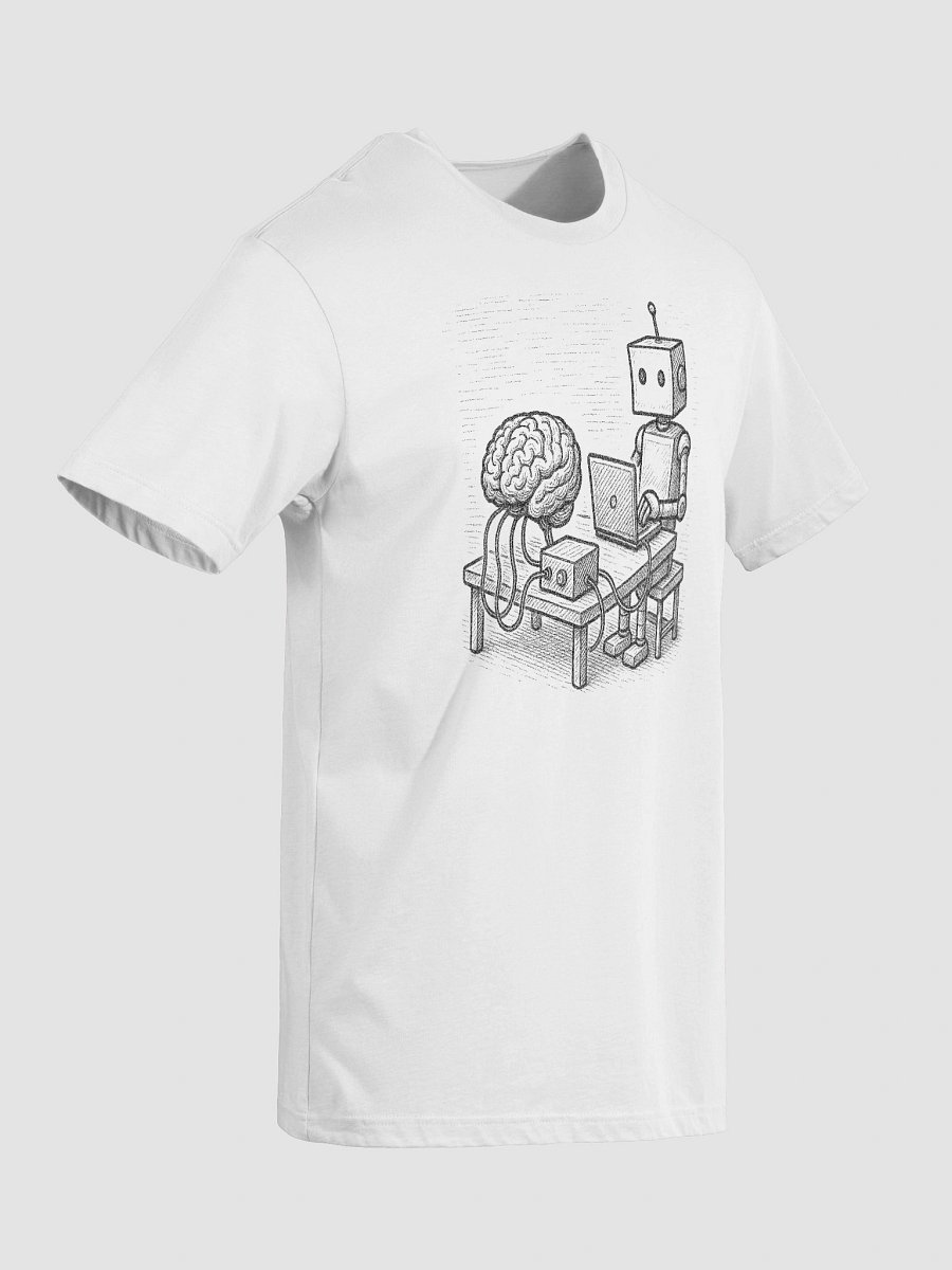 Claim Your Signal, Brain Circuitry - White Tee product image (9)