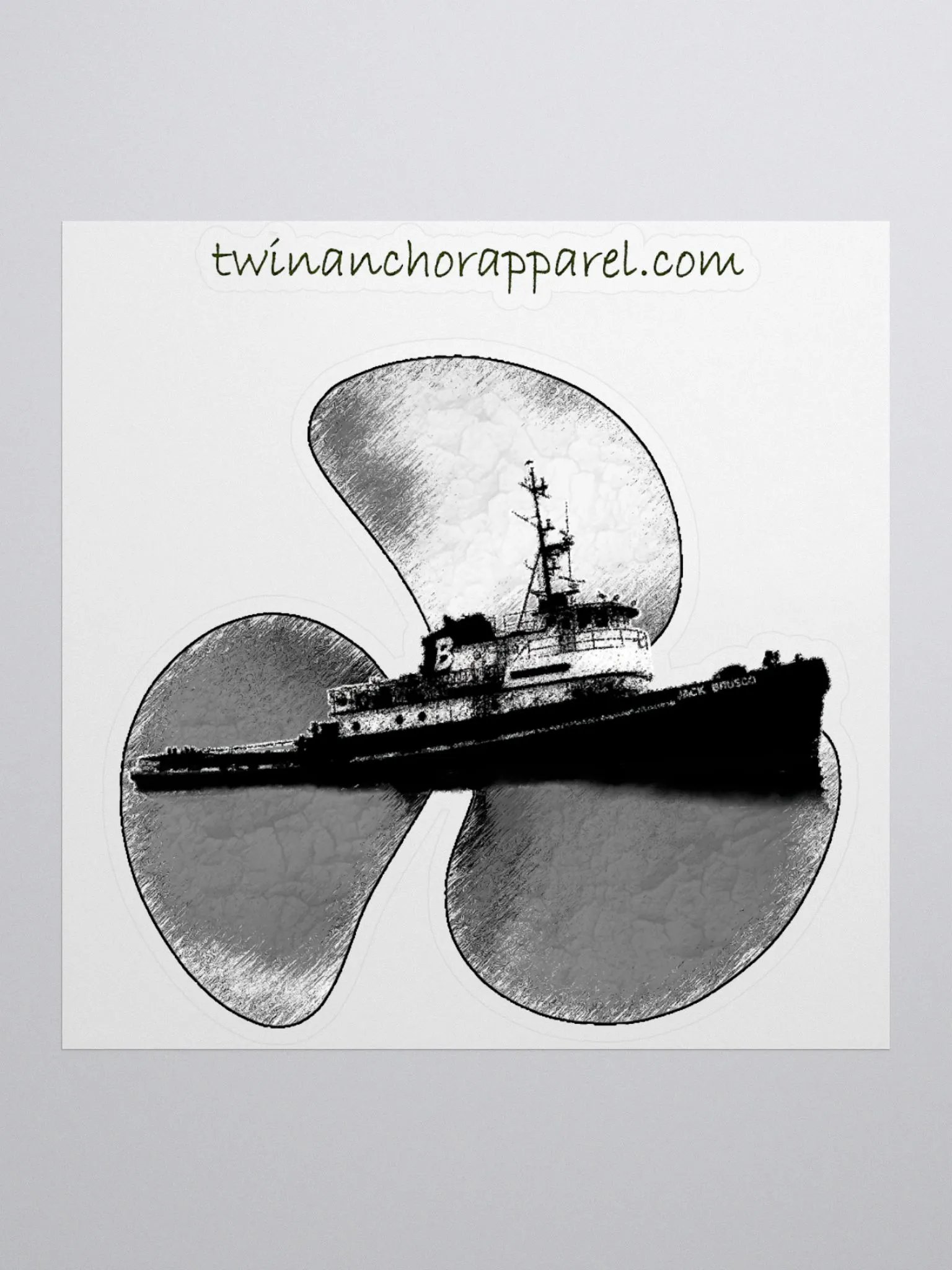 Westrac tug Kiss Cut Stickers product image (1)