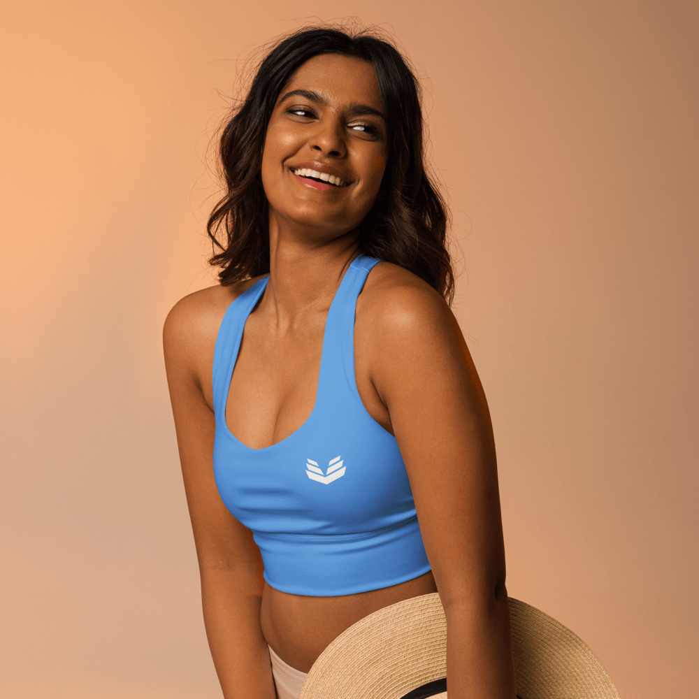 Longline Sports Bra - Blue Radiance product image (5)