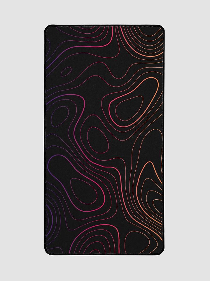 Retro Fusion: TOPO LINES WITH GRADIENT POP DESK MOUSE MAT product image (2)
