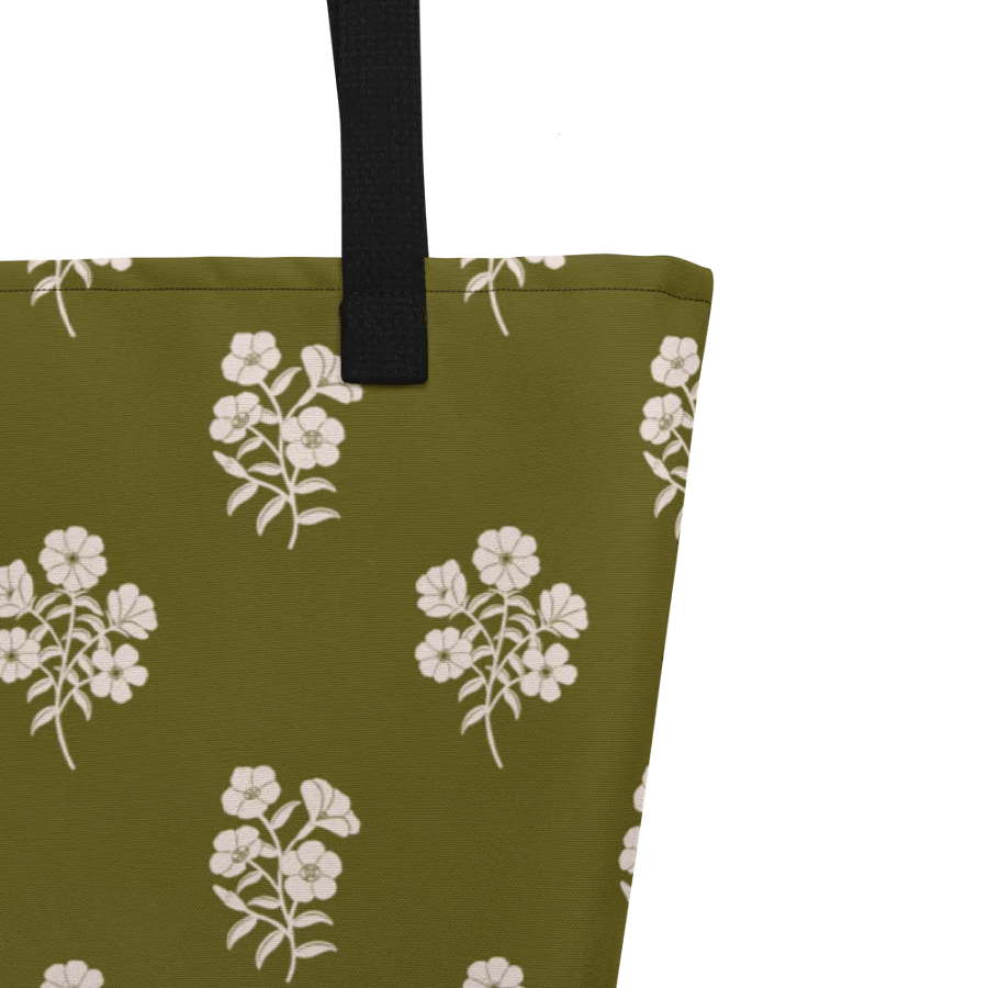 Alpine Cascade - Green and Cream - Tote Bag product image (4)