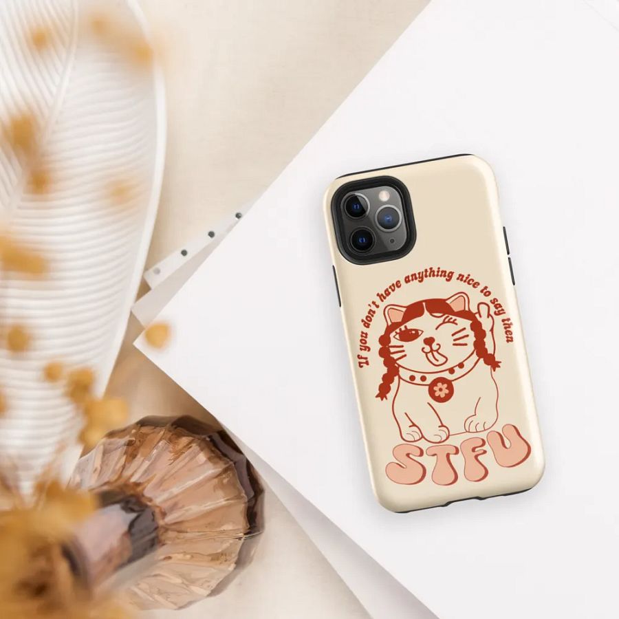 Be Kind or Just STFU Phone Case product image (5)