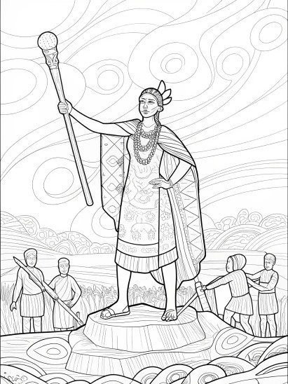 African Mosaic Celebrate Diversity Through Coloring product image (8)
