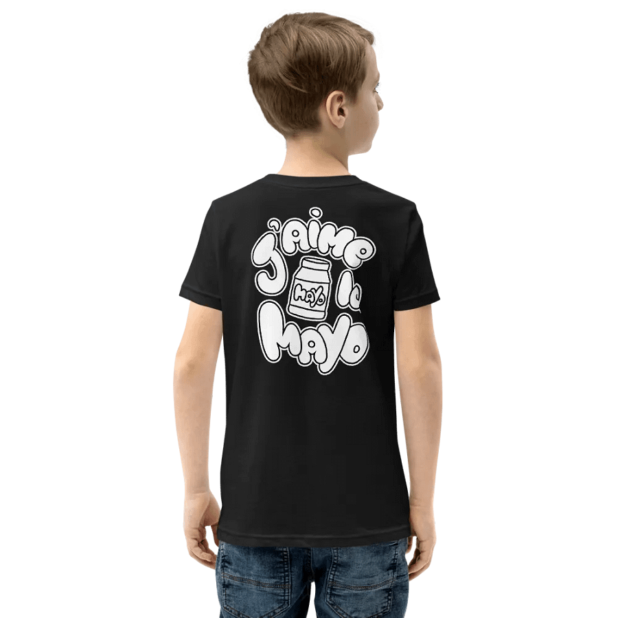 T-Shirt Enfant - J'aime la mayo (noir) product image (5)