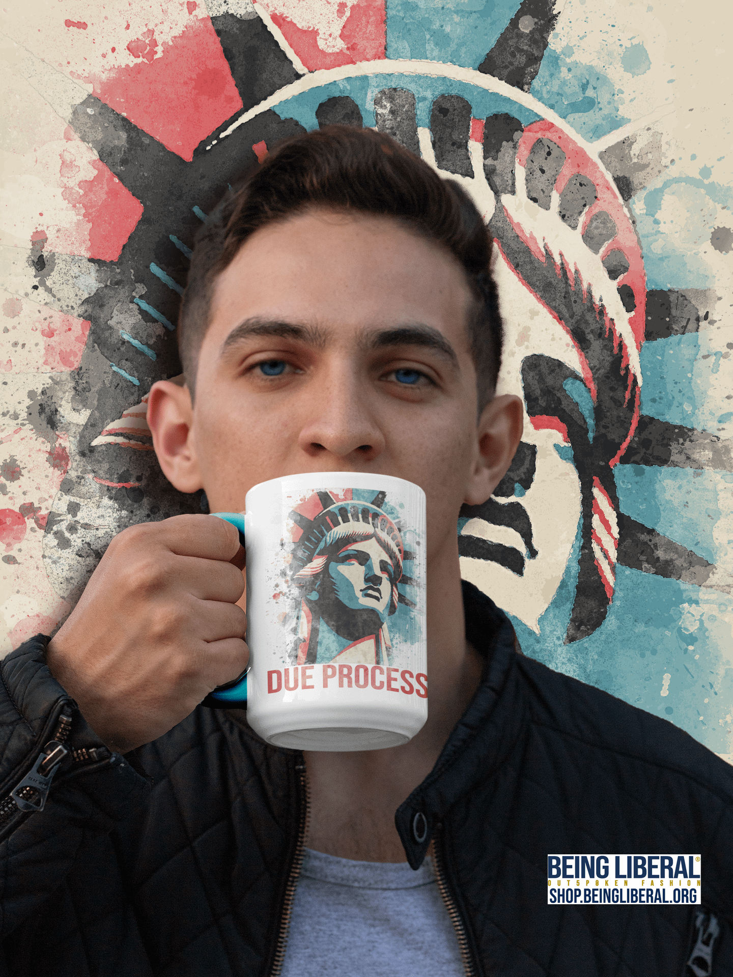 Due Process Liberty Mug - Being Liberal product image (1)