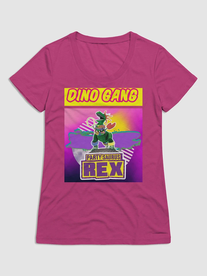 Ladies Dino Gang Pink Tee product image (1)