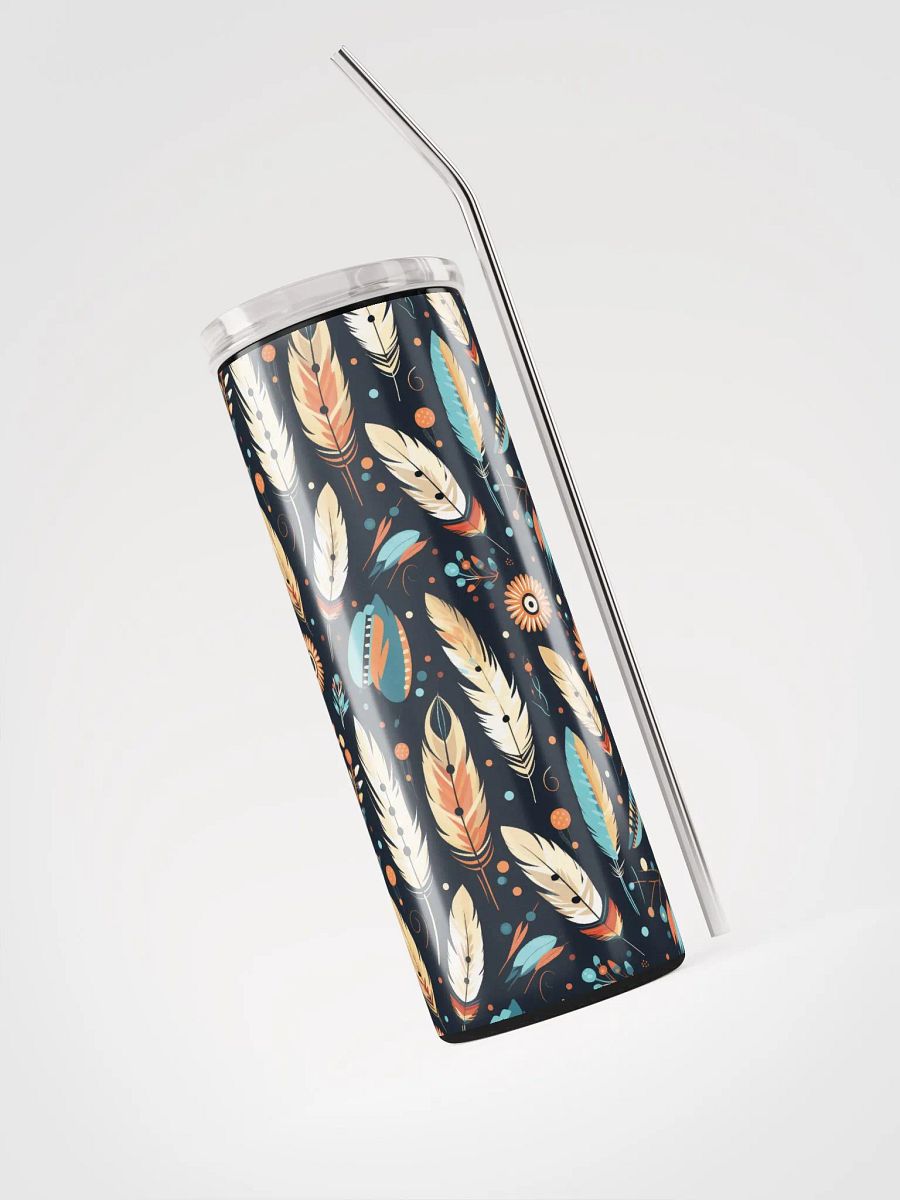 Harmonious Feathers Stainless Steel Tumbler product image (3)