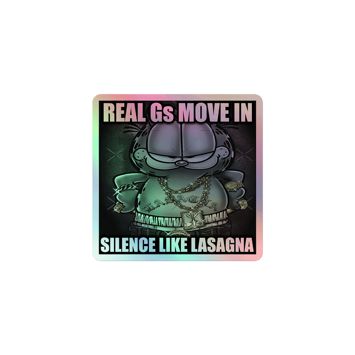 Real Gs Move In Silence Holographic Sticker product image (1)