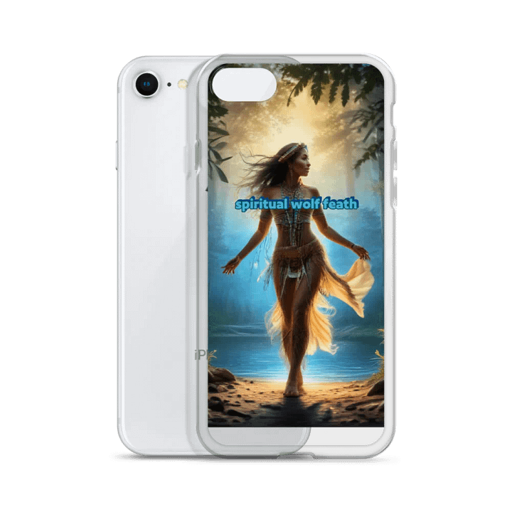 Spiritual nature feather phone case product image (51)