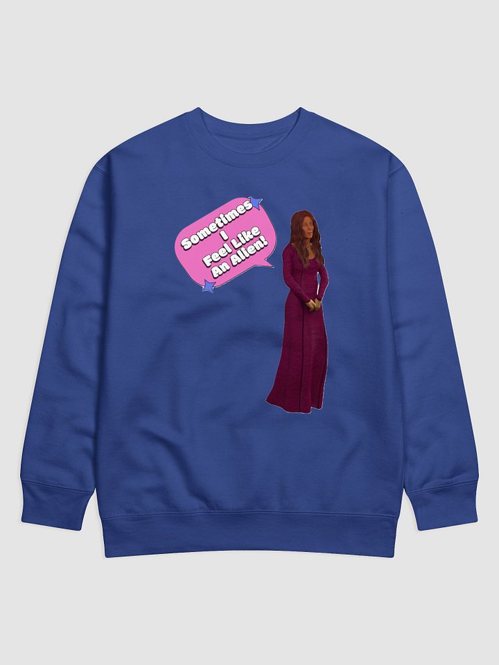 Feel Like An Alien Purple Sweatshirt product image (1)