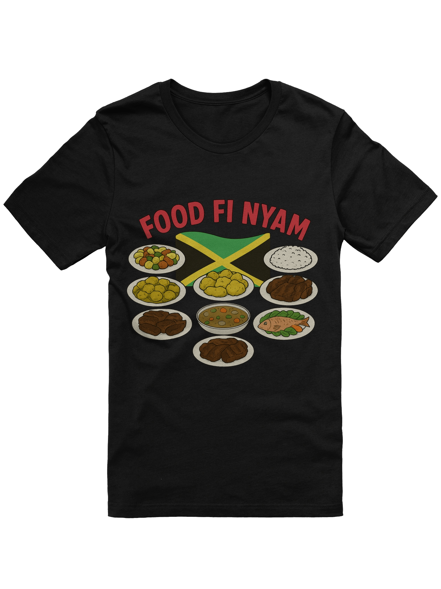 Jamaican Food Fiesta T-Shirt product image (3)