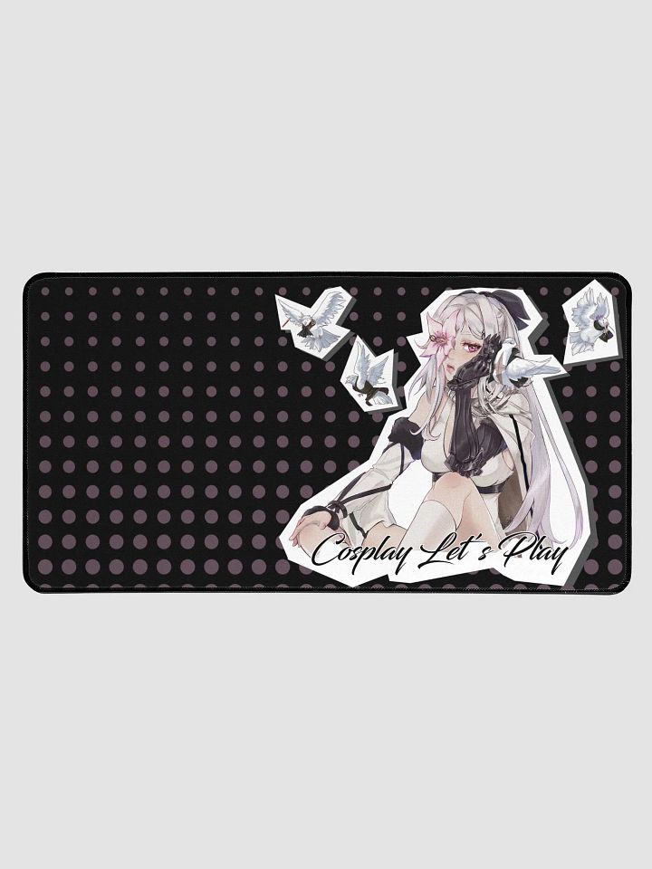 LZ's pigeons black mousepad product image (1)