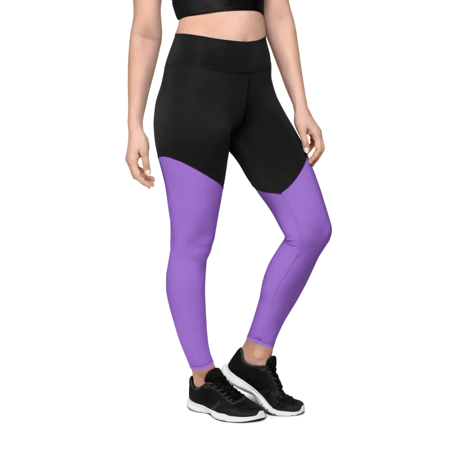 Plain Color Amethyst Sports Leggings product image (6)
