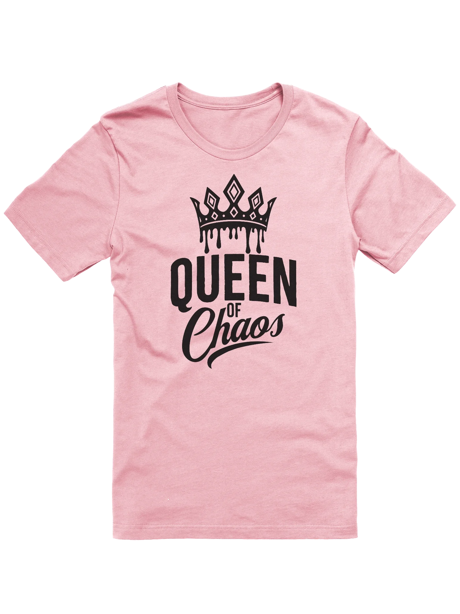 Queen of Chaos Tshirt - Black Text product image (1)