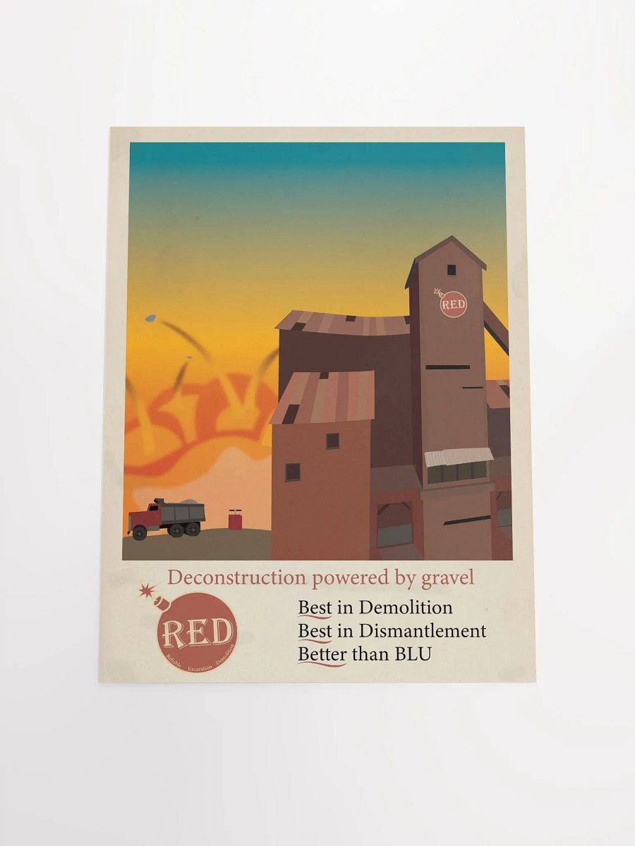 1960's Styled RED Poster product image (7)