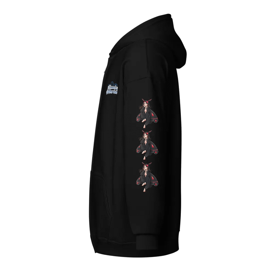 Mothman Whovie Unisex Zip-Up Hoodie product image (3)