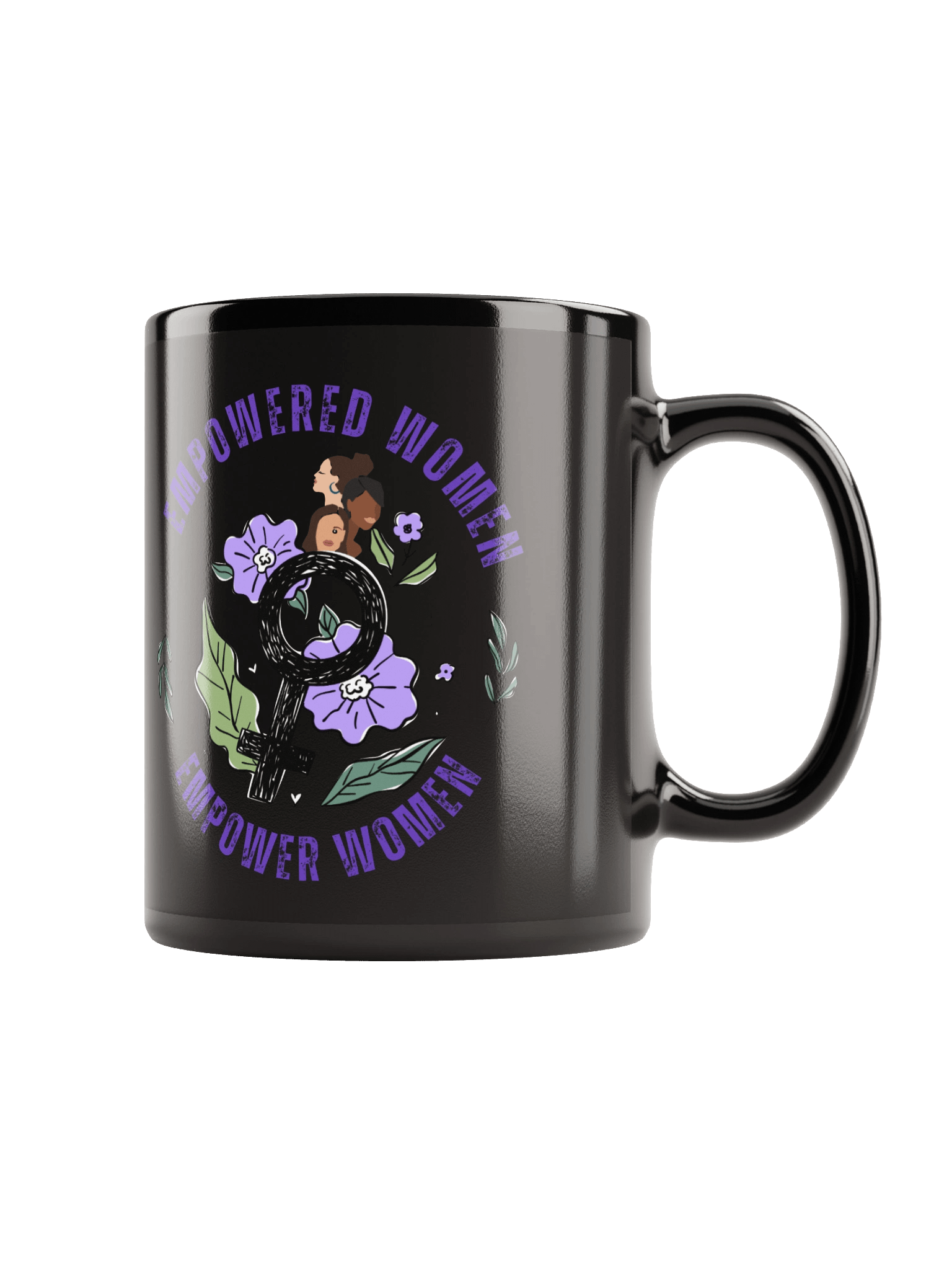 Empowered Women Black Mug product image (1)