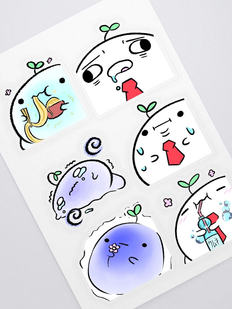 [Eat, Cry, Derp Squish] Stickers product image (1)
