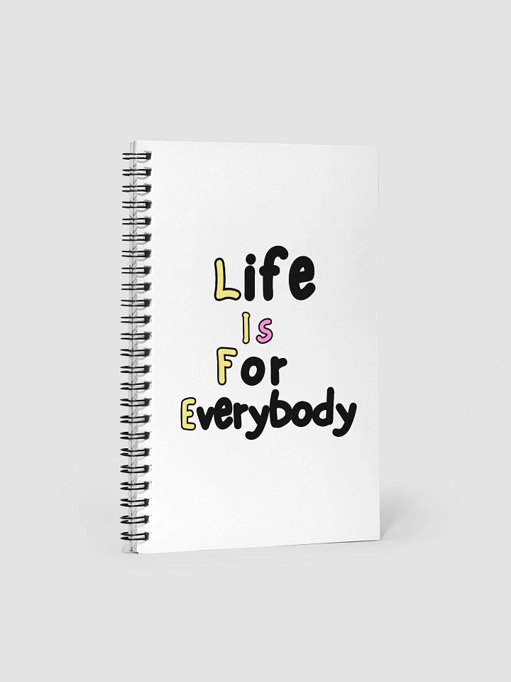 Life is Life Spiral Notebook product image (1)