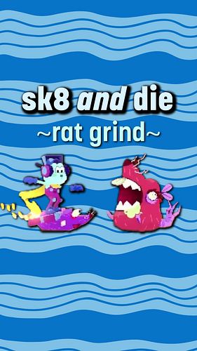 Sk8 AND Die. But first—rat grind to hop shove it. #indiegame #seafrog #skate #darkhumor