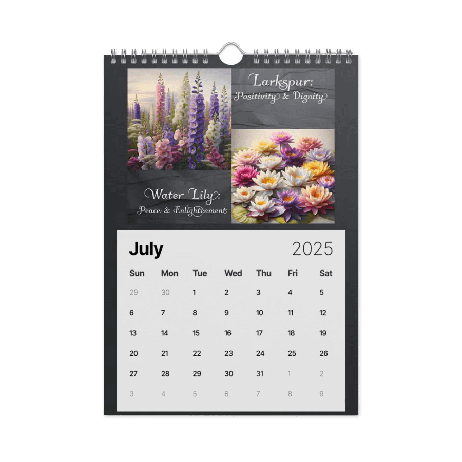 2025 Flowers of the Month Calendar product image (34)