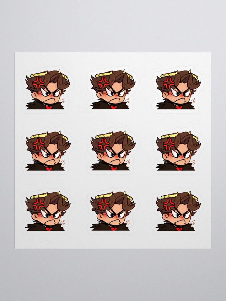 Nukeri Emote Sticker Set - 9x Angry product image (3)