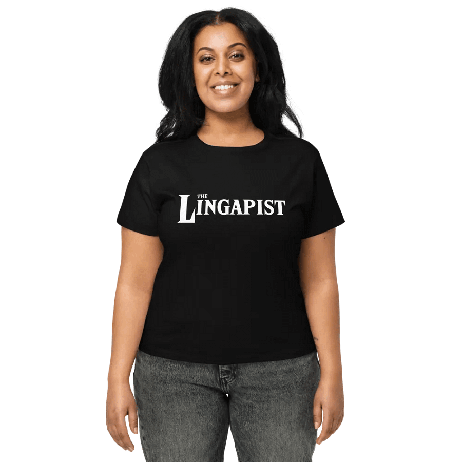 The LinGapist women's shirt product image (1)