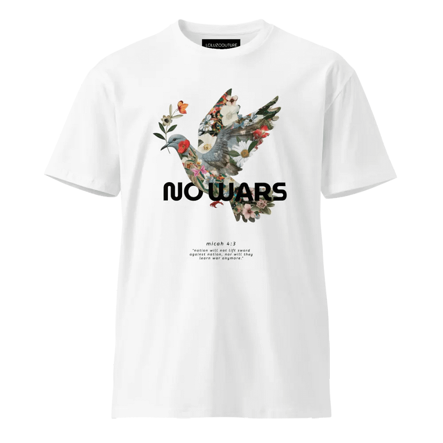 Floral Dove Peace T-Shirt | Micah 4:3 product image (1)