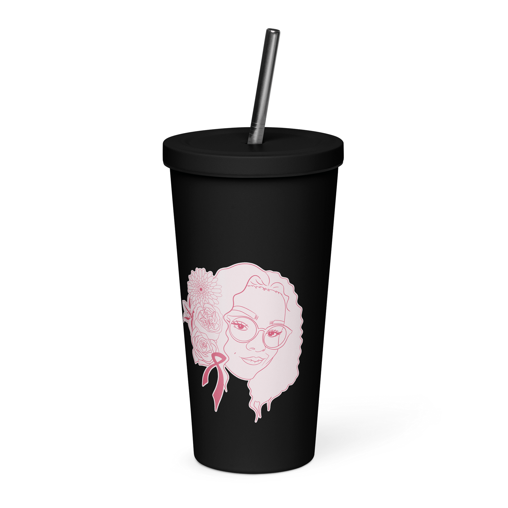 Mikahburr Floral Awareness Tumbler product image (8)