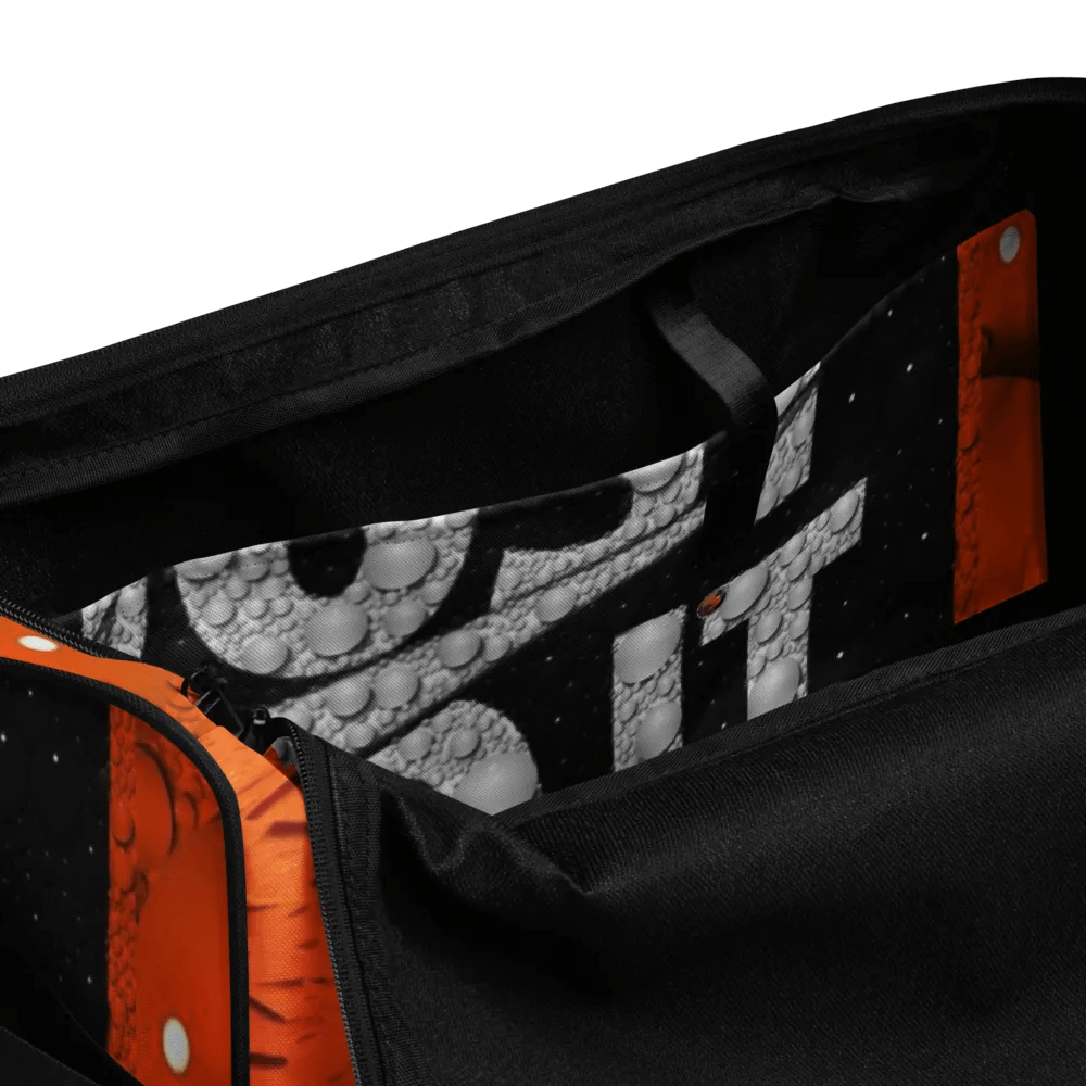 Buhay Tuklas Nike Swoosh Orange All-Over Duffle Bag product image (6)