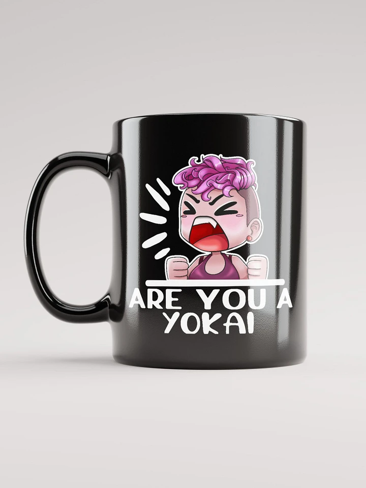 ARE YOU A YOKAI Coffee Mug (White Lettering) product image (1)