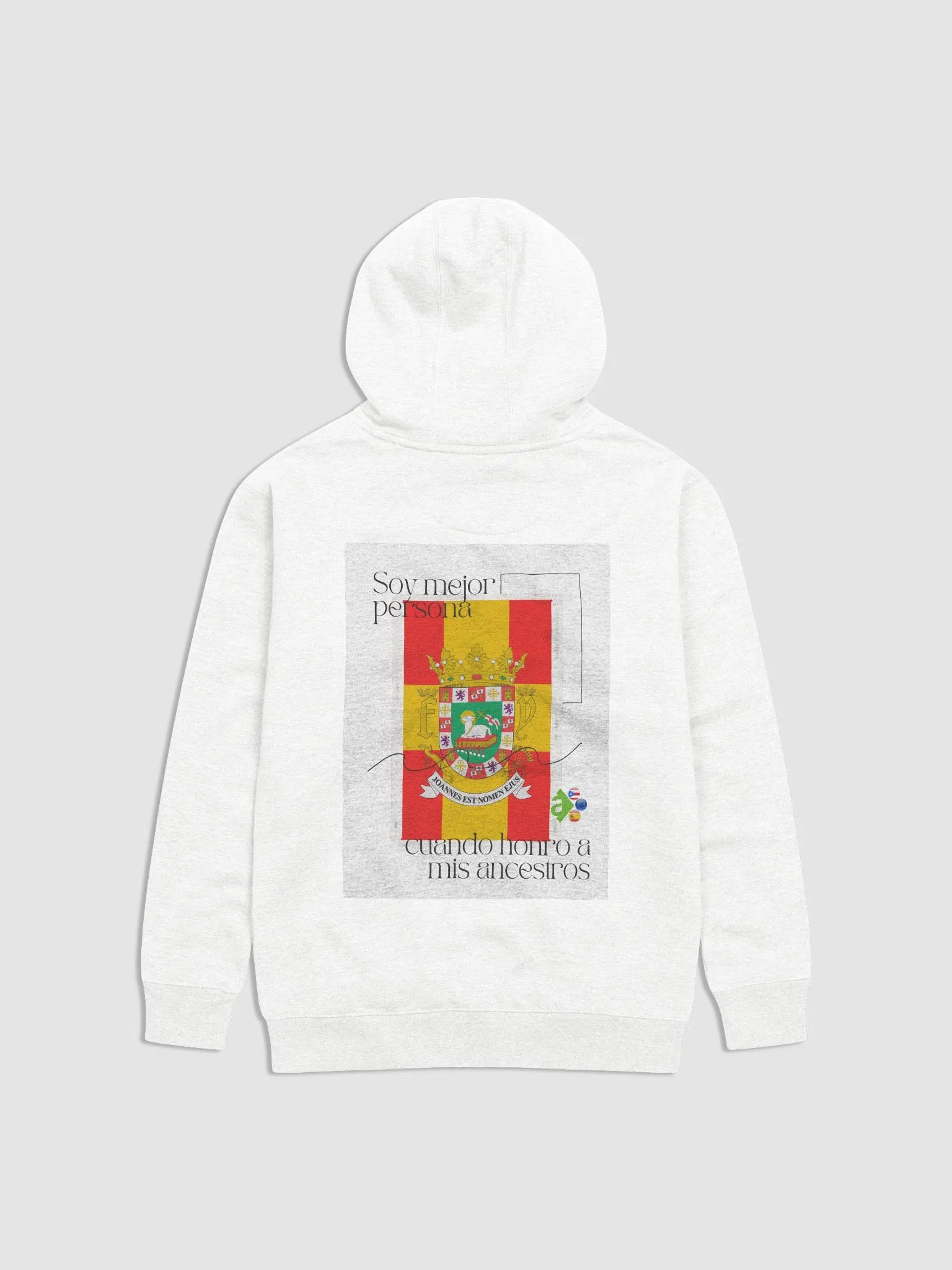 Sudadera con capucha blanca - Honra Ancestros Reunificacionistas product image (2)