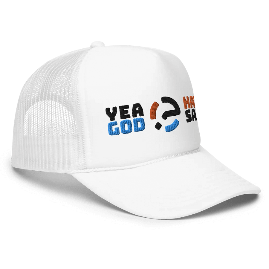 Yea God Hath Said - Embroidered Cap White product image (3)