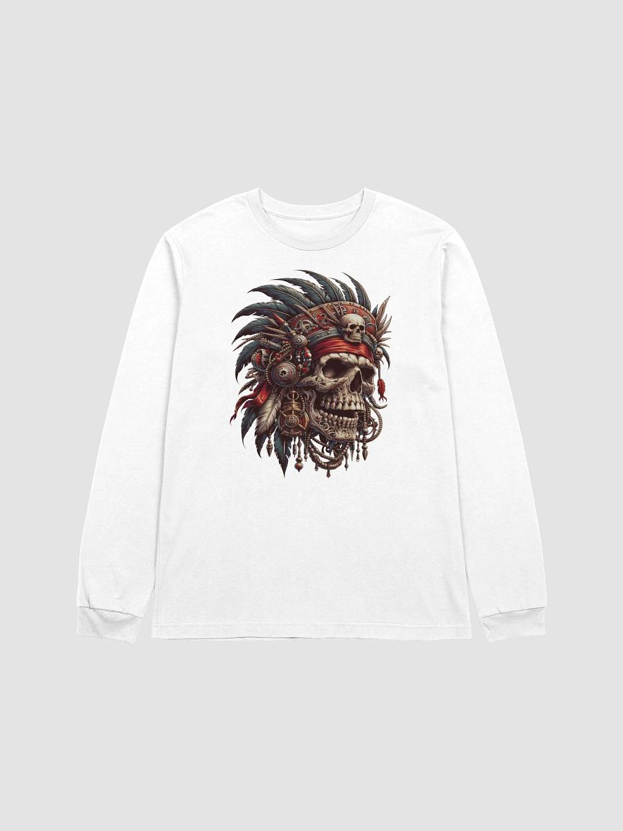 Steampunk Skull Headdress Long Sleeve Tee product image (25)