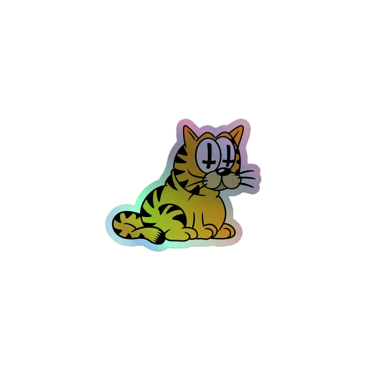 Startle Cat-Holographic Sticker product image (1)