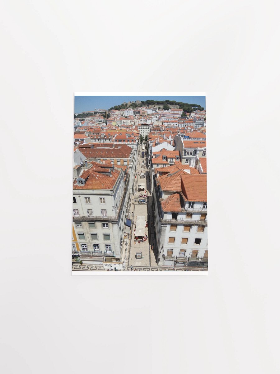 Lisbon - Rooftops from Elevador de Santa Justa - print/poster product image (13)
