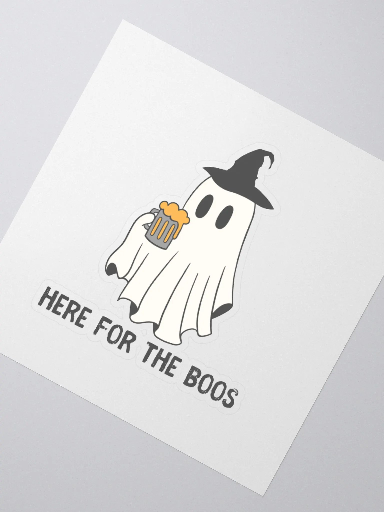 Here for the Boos Sticker product image (2)