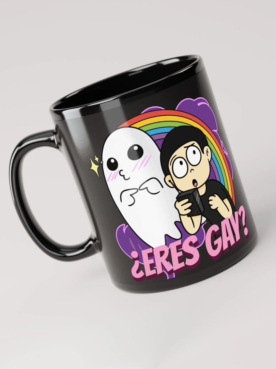 ¿Eres Gay? | Taza Negra Brillante product image (6)
