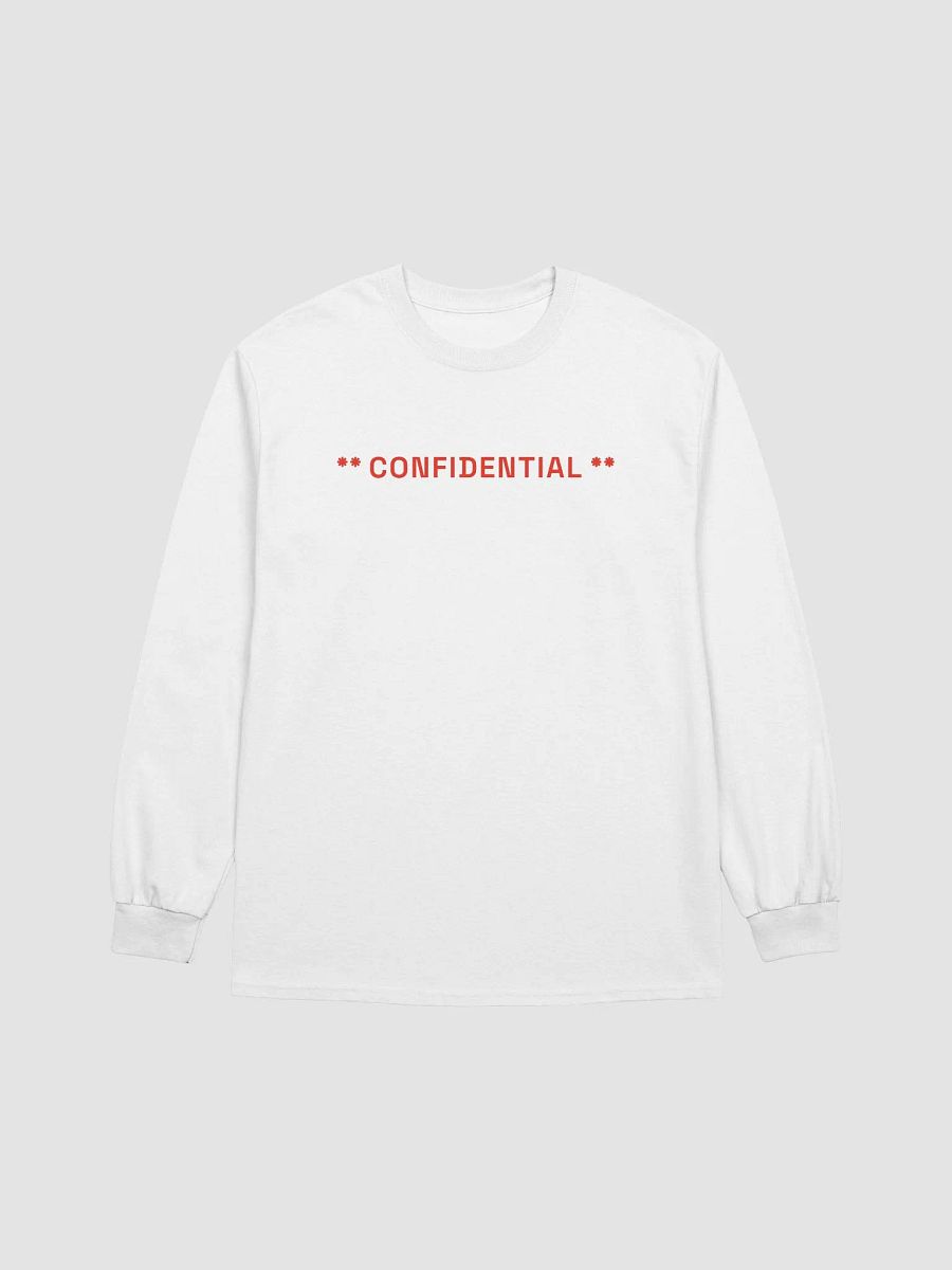 **Confidential** Long Sleeve T-Shirt product image (5)