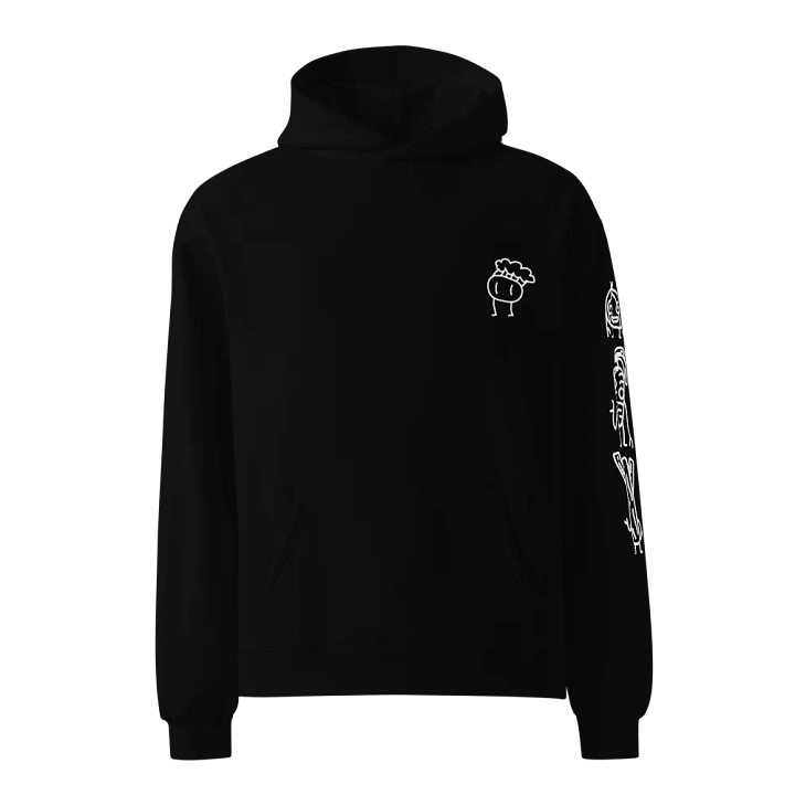 Food doodle hoodie product image (1)