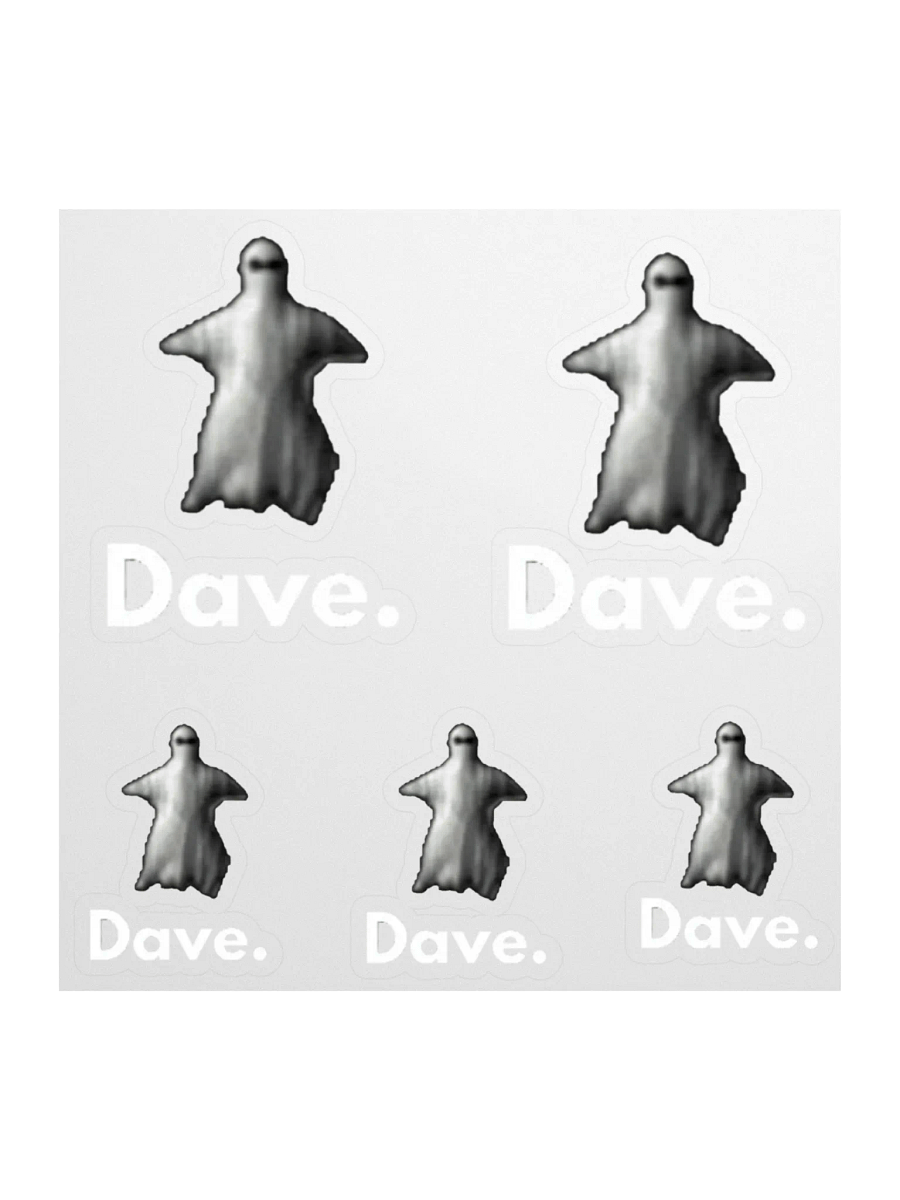 Dave The Ghost Stickers product image (1)