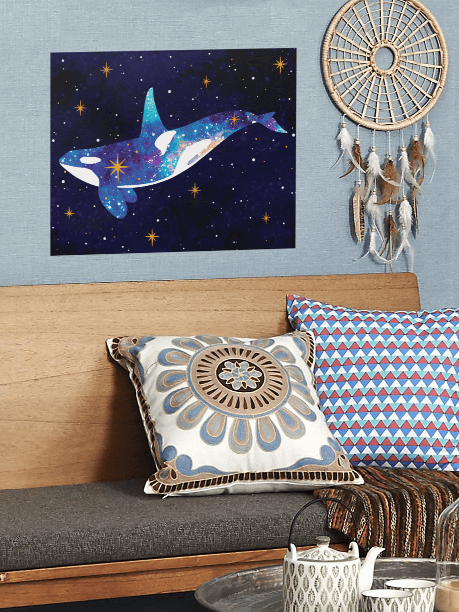 Galaxy Orca - Print product image (1)