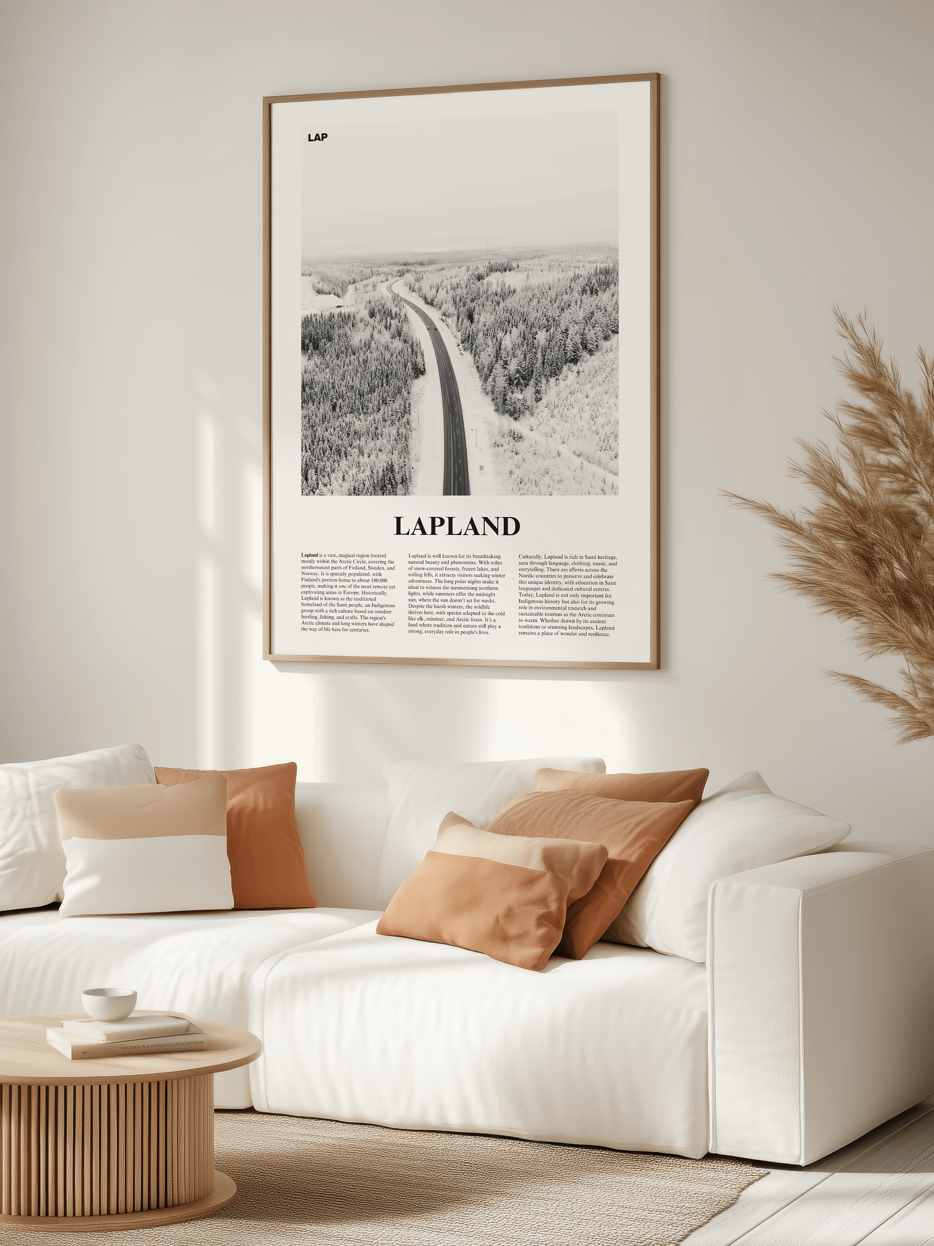 Lapland 01 Newspaper Poster | Framed product image (3)